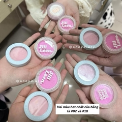 Phấn Má Hồng JILL LEEN Đơn Sắc Ánh Nhũ Mềm Mịn Tạo Khối Làm Sáng Da Màu Sắc
