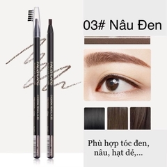 Chì xé kẻ mày Haozhuang cứng phẩy sợi Eyebrow Pencil sắc nét chuyên dùng cho Makeup trang điểm
