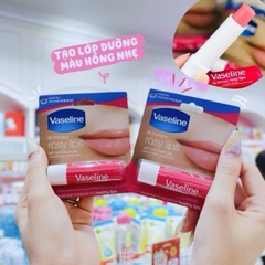 [UK] Son Dưỡng Môi Vaseline Lip Therapy Rosy Hộp Thiếc Màu Hồng 20g