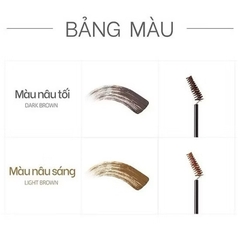 Mascara Mày Klavuu chuốt lông mày đầu nhỏ tự nhiên cao cấp chính hãng gồm 2 màu