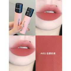 (Nắp đen) Son Kem Nhung Lỳ Mooekiss Velvet Lip Mud mịn môi 3g