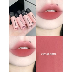 (Nắp đen) Son Kem Nhung Lỳ Mooekiss Velvet Lip Mud mịn môi 3g