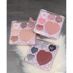 [GOGO TALES] Bảng phấn mắt má 6 ô Gogotales Sweetish Trái Tim xinh xắn (GT747)