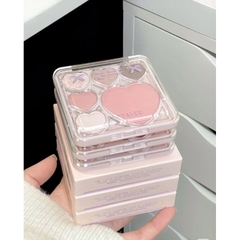 [GOGO TALES] Bảng phấn mắt má 6 ô Gogotales Sweetish Trái Tim xinh xắn (GT747)