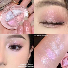 [GOGO TALES] Bảng mắt 4 ô nhũ highlight Gogotales Glittering Colorful (GT733)