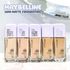 Kem Nền Bắt Sáng Maybelline Superstay Lumi Matte 30H 35ml Nắp Tím