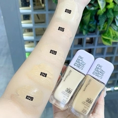 Kem Nền Bắt Sáng Maybelline Superstay Lumi Matte 30H 35ml Nắp Tím