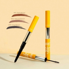 [LEMONADE] Chì kẻ mày 2 đầu Lemonade kèm chuốt Want It Got It Dual Eyebrow 2.75g