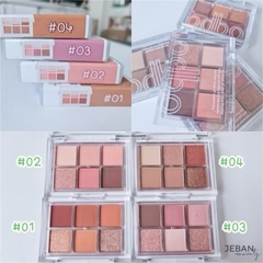 [ODBO 2024] Bảng Phấn Mắt 9 Ô Odbo Kitten Day & Puppy Day Mèo & Cún Con Tặng Kèm Kẹp Tóc Sweet Munch 9g Od2024