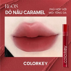 Son Velvet COLORKEY Chất Son Kem Nhung, Mịn Lì, Mềm Mượt Trên Môi 3g