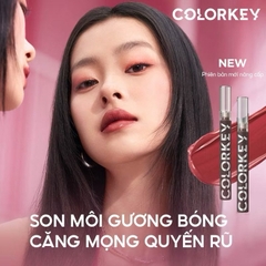 [COLORKEY] Son Môi Gương Bóng COLORKEY Mirror Tạo Hiệu Ứng Căng Bóng Như Gương Cho Đôi Môi Đầy Đặn Quyến Rũ