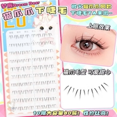 [JARY] Lông mi cụm JARY có Sẵn Keo phong cách vuốt mèo tự nhiên dễ gắn tái sử dụng nhiều lần