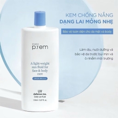 Kem Chống Nắng Make P:rem Nâng Tone, Kiềm Dầu, Dưỡng Ẩm SPF50+/PA++++ Kem chống nắng MẶT và BODY
