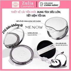 [TẶNG MÁ HỒNG] Phấn phủ nén MENOW gấu trúc Khổng Lồ kiềm dầu 21g, giữ tone lâu trôi vượt trội MENOW x MENGLAN . PANDA
