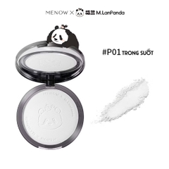 [TẶNG MÁ HỒNG] Phấn phủ nén MENOW gấu trúc Khổng Lồ kiềm dầu 21g, giữ tone lâu trôi vượt trội MENOW x MENGLAN . PANDA