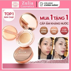 [TẶNG LÕI 15G] Cushion HEXZE Dưỡng Ẩm Kiềm Dầu Nâng Tone 15G Mỏng Nhẹ Tự Nhiên Phấn Nước Lâu Trôi (NHẬP KHẨU CHÍNH HÃNG)
