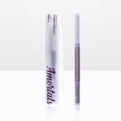 [AMORTALS] Set 2 Dao Cạo Lông Mày Amortals 2 Đầu Vỏ Tím, Cạo Tỉa Lông Mày Tiện Lợi, Không Gỉ
