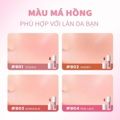 [FOCALLURE] Má hồng dạng kem Focallure Hangover Red Wine 4 màu đẹp tự nhiên tuỳ chọn 4.2g (FA89)