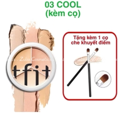 Che Khuyết Điểm TFIT 3 Ô Cover Up Pro Concealer Siêu Mịn Che Phủ Tốt Lâu Trôi Tự Nhiên 15g