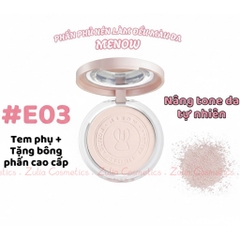 [TẶNG MÁ HỒNG] Phấn Phủ Menow Rabit Dạng Nén Vỏ Trắng Compact Powder Vietnam Edition, 8.5g