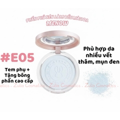 [TẶNG MÁ HỒNG] Phấn Phủ Menow Rabit Dạng Nén Vỏ Trắng Compact Powder Vietnam Edition, 8.5g