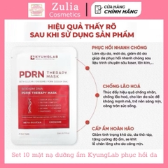 Set 10 mặt nạ dưỡng ẩm KyungLab PDRN phục hồi da ngăn ngừa lão hoá da