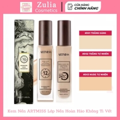 Kem Nền ARTMISS 12H Cho Lớp Nền Hoàn Hảo Không Tì Vết - Kiềm Dầu, Chống Nước, Bền Màu Suốt Ngày
