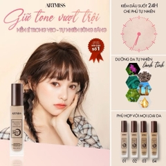 Kem Nền ARTMISS 12H Cho Lớp Nền Hoàn Hảo Không Tì Vết - Kiềm Dầu, Chống Nước, Bền Màu Suốt Ngày