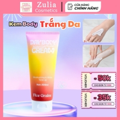 [FIVE GRAINS] Kem dưỡng Cao cấp Five Grains trắng da Niacinamide, Alpha-Arbutin nâng tone ban ngày 200ML