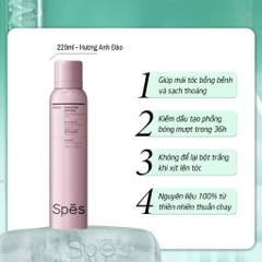 [SPES] Dầu Gội Khô Spes Washing - Free Hairspray Làm Sạch Hút Dầu Tức Thì Tạo Phồng Tóc