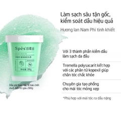 [SPES] Dầu Gội Tẩy Tế Bào Chết Da Đầu Spes Sạch Gàu Bã Nhờn Dưỡng Ẩm Kiềm Dầu Sea Salt Cream Hũ 280g