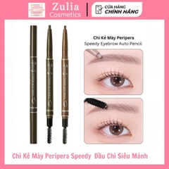 Chì Kẻ Mày PERIPERA SPEEDY SKINNY BROW - 1.5mm Đỉnh Cao, Lông Mày Tự Nhiên, Bền Màu Cả Ngày