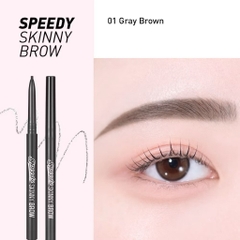Chì Kẻ Mày PERIPERA SPEEDY SKINNY BROW - 1.5mm Đỉnh Cao, Lông Mày Tự Nhiên, Bền Màu Cả Ngày