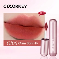 Son Kem Bùn COLORKEY Lip Mud Chất Son Mềm Mịn Che Vân Môi Tốt, Màu Sắc Thời Thượng 2g
