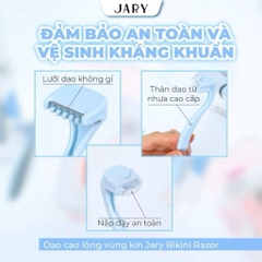 [CHE TÊN] Set 2 Dao Cạo Vùng Bikini Jary Cạo Nhẹ Nhàng Không Gây Trầy Xước - 2 Màu