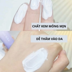 Kem lazy nâng tone HEXZE dạng tuýp 50g, kem dưỡng cấp ẩm, sáng da, nâng tone da