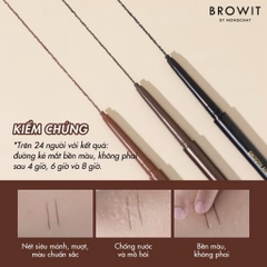 [NONGCHAT] Chì Kẻ Viền Mắt Browit by Nongchat Chống Nước, Sắc Nét Smooth And Slim Inner Eyeliner 0.1g