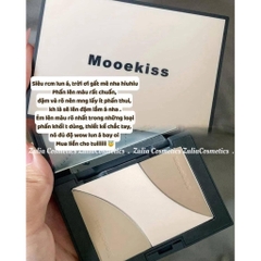 [MOOEKISS] Bảng Phấn Tạo Khối Mooekiss 3 Ô, Kèm Bắt Sáng Tạo Khối Tự Nhiên, 16.5g
