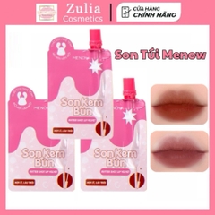 [MENOW] Son kem bùn dạng túi Menow Butter Shot Lip Velvet 1g