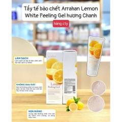 Gel Tẩy Da Chết Làm Trắng Da Hoa Quả Arrahan Sạch Da Dịu Nhẹ 180ml