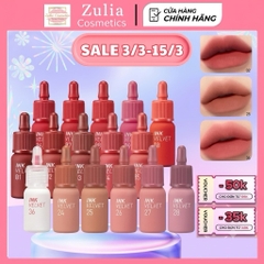 Son Ink Velvet Kem Lì Peripera Ink Velvet Lip Tint Đủ Màu Mới Nhất