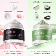 Mặt Nạ Bùn Trà Xanh Dành Cho Da Dầu Mụn Colorkey Luminous Green Tea Purifying Clay Mask 60g