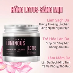 Mặt Nạ Bùn Trà Xanh Dành Cho Da Dầu Mụn Colorkey Luminous Green Tea Purifying Clay Mask 60g