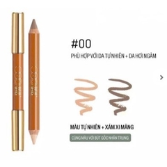 [OUT OF OFFICE] Bút Tạo Khối Và Bắt Sáng 2 Đầu  Out Of Office Contour & Highlight tạo hiệu ứng mũi cao - Tặng Kèm Gọt