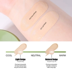 Phấn Nước Che Phủ GLAMRR Q Vegan Super Cover Cushion SPF50+/PA+++ 15g (Vỏ Xanh)