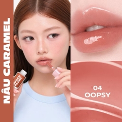 Son Bóng Dưỡng Môi OFELIA SUGARPLUM Delish Lip Oil Mềm Xinh, Màu Trong Trẻo (3.4g)