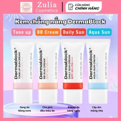Kem Chống Nắng Dermablock Phổ Rộng SPF50+ PA++++ Giúp Chống Nắng Và Nâng Tone Cho Mọi Loại Da 35ml