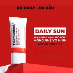 Kem Chống Nắng Dermablock Phổ Rộng SPF50+ PA++++ Giúp Chống Nắng Và Nâng Tone Cho Mọi Loại Da 35ml