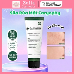 Sữa Rửa Mặt Caryophy Làm Sạch Sâu, Phục Hồi Da Portulaca Cleansing Foam 150ML - Ngăn Ngừa Mụn Giảm Thâm