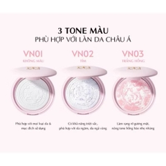 [TẶNG MÁ HỒNG] Phấn Phủ Menow Dạng Nén Thủy Tinh Vỏ Hồng, Bản Việt Nam Đặc Biệt, Mỏng Nhẹ Tự Nhiên 7g